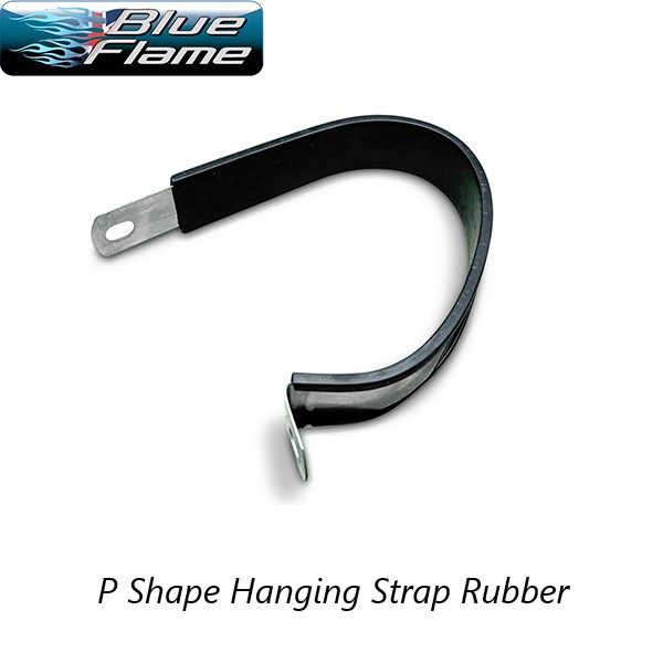 Exhaust P Shape Hanging Strap Body Band Silencer