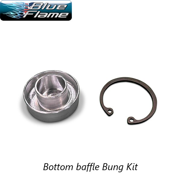 Exhaust Bottom Baffle Bung Kit on Twin EVO Silencer DB Killer
