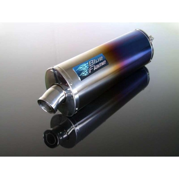 APRILIA RSV1000 MILLE 1998-2003 EXHAUST SILENCER MUFFLER COLOURED TITANIUM SINGLE PORT 