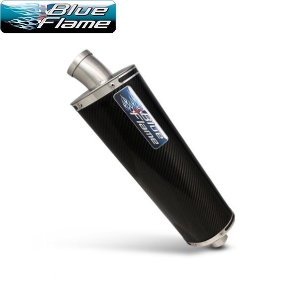 APRILIA TUONO 1998-2005 BLUEFLAME CARBON SINGLE PORT EXHAUST SILENCER MUFFLER