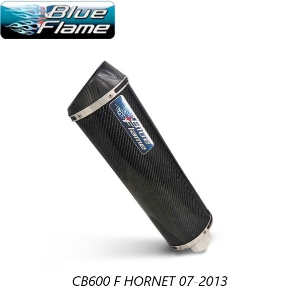 HONDA CB600F HORNET 2007-2013 BLUEFLAME CARBON EXHAUST SILENCER MUFFLER