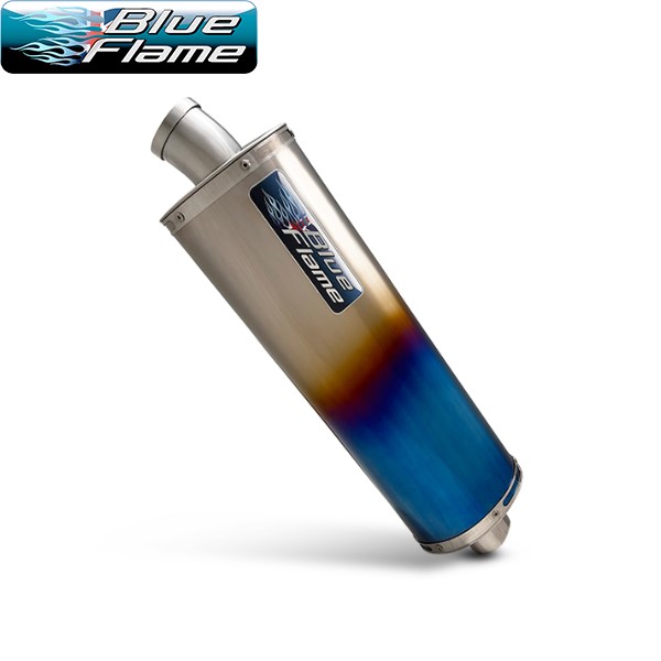 HONDA CBR900RR FIREBLADE 1992-1995 BLUEFLAME COLOURED TITANIUM SINGLE PORT EXHAUST 