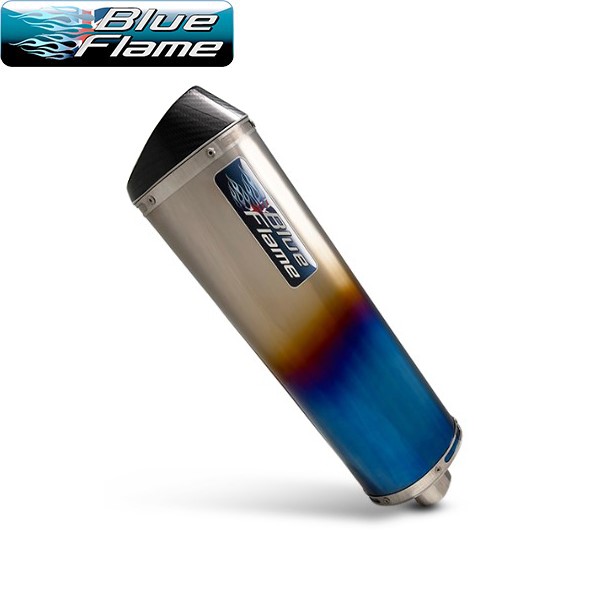 KTM 1190 2013-2016 BLUEFLAME COLOURED TITANIUM WITH CARBON TIP EXHAUST