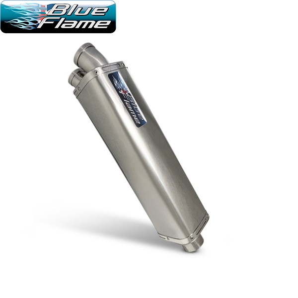 KTM ADVENTURE 1090 2001-2019 BLUEFLAME STAINLESS STEEL TRI-OVAL EXHAUST SILENCER