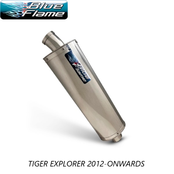 TRIUMPH TIGER EXPLORER 2012-Onwards BLUEFLAME STAINLESS STEEL SINGLE PORT EXHAUST